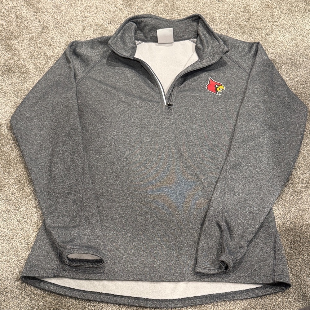KA for Her Knights Louisville Cardinals Quarter Zip Pullover Women’s L/XL 11-13